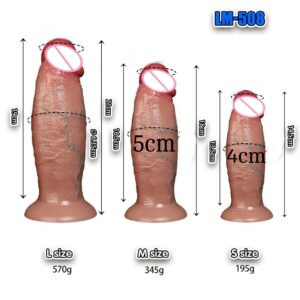[LM-508] Dildo Soft Manual Skin Color