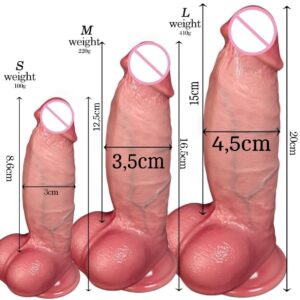 [LM-511] Dildo Soft Manual Pink Color