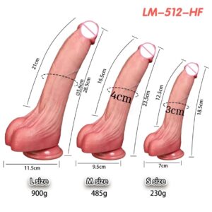 [LM-512] Dildo Super Lentur Manual Pink Color