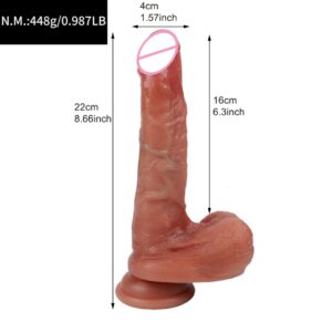 [QW-057L] Dildo Ultra Soft Manual Diameter 4cm