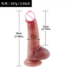 [JS-010] Dildo Ultra Soft Manual Diameter 3,5cm